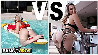 PAWG godinnen Alexis Texas en Mia Malkova gaan het tegen elkaar opnemen in een hardcore neukgevecht