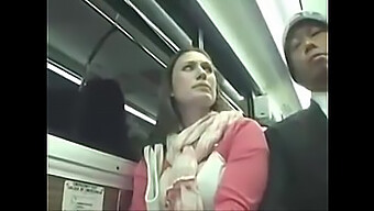 Big-Breasted Girl Gets Groped On A Train