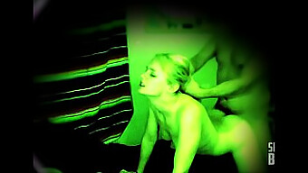 Secretly Recorded Encounter With A Young Adult Using Night Vision Technology, Featuring Intense Sexual Activity And Climax