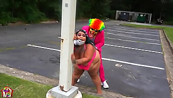 Jaidynvenus, A Bbw With Big Boobs, Wanted To Have Sex With A Clown For Free And Stumbled Upon Gibby The Clown