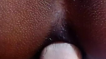 Intimate View Of Tight Ebony Teen'S Asshole And Pussy