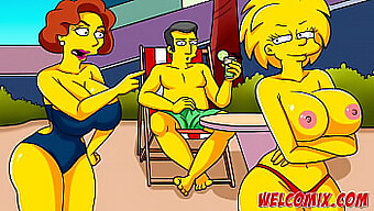 Los Personajes De Los Simpson Se Ponen Traviesos En El Caribe