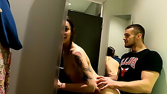 A Polish Couple Engages In Homemade Public Sex In A Store Changing Room