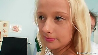 Attractive Czech Blonde Receives Medical Examination And Fingering