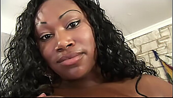 Stunning Black Bbw With Large Breasts Gets Filled With Cum From Bbc