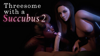 Một Nàng Succubus Dâm Đãng Đụ Một Cặp Đôi Trong Một Bộ Ba Nóng Bỏng