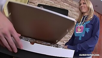 Pizza Delivery Girl Gets An Extra Helping Of Hard Sex