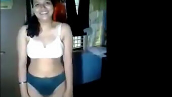 A Girl Revealing Her Body To The Camera