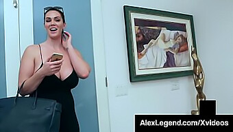 Alison Tyler, Một Cô Gái Tóc Nâu Ngực Bự, Bị Một Người Đàn Ông Có Dương Vật To Xâm Nhập!