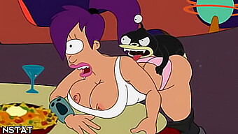 Hentai s budúcou tematikou s postavami Futurama v sexuálnych situáciách