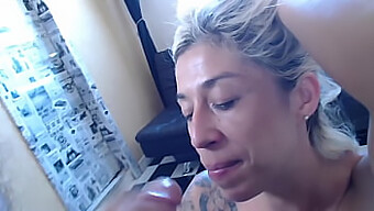 Cumshot On My Face After Oral Sex