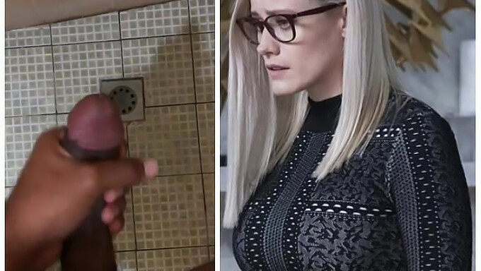 Olivia Taylor-Dudley memamerkan payudara besar dan CFNM dalam video solo