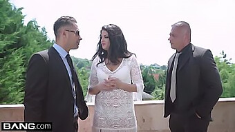 Coco De Mal In A Hardcore Threesome With European Men