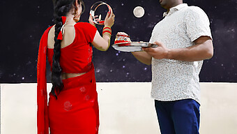 Karva Chauth ครั้งแรกของpriya: การเผชิญหน้าที่โรแมนติกและเย้ายวนใจใต้ดวงดาว