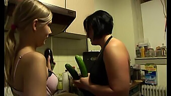 Amateur Lena Nitro Gets Naughty With Veggies And Toys