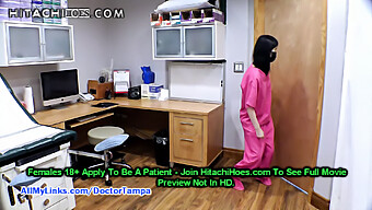 Secretive Asian Nurse Alexandra Wu Indulges In Solo Pleasure With A Hitachi Wand In The Examination Room