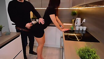 After School Teen Sex With Neighbor In The Kitchen