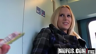 Teen sex: Angel Wicky's public train toilet encounter