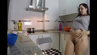 Pamela Sanchez And Jesus Sanchezx Heat Up The Kitchen In This Steamy Solo Video