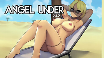 Cartoon Hentai Game Featuring Angelic 18-Year-Old With Big Tits