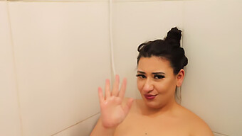 Solo Shower And Fingering For A Busty Babe