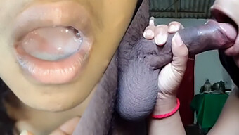 Amateur Sri Lankan Teen Takes On Huge Load In Homemade Video