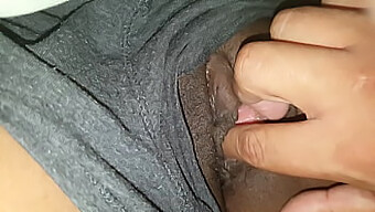 Wet And Wild Homemade Video Featuring A Black Amateur'S Tight Pussy