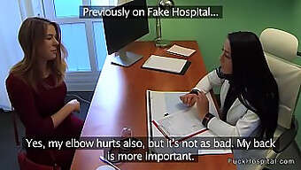 European Hottie Gets Treated By Seductive Nurse And Doctor